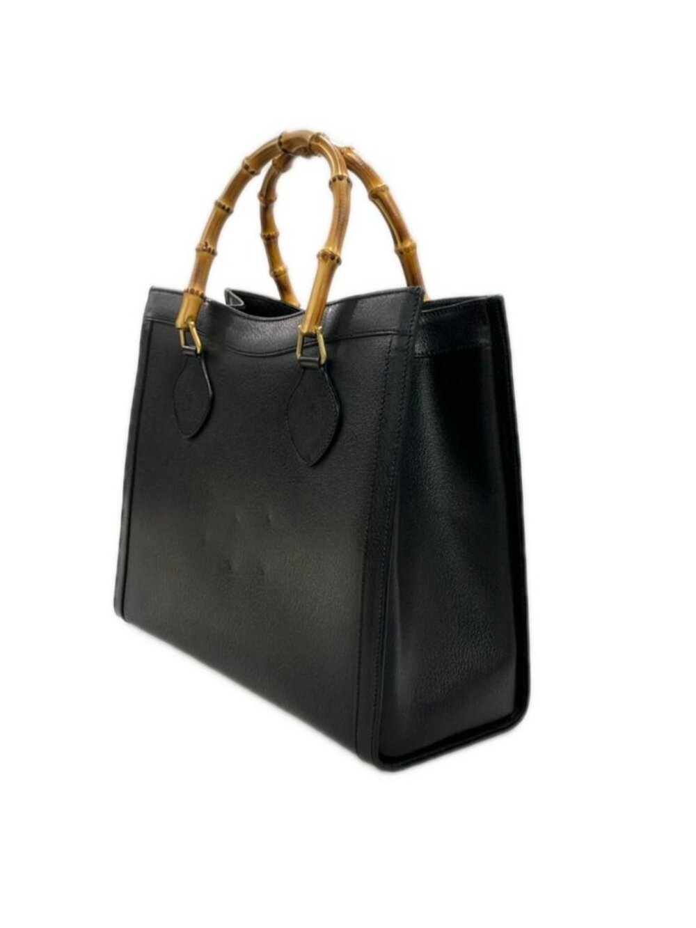 ★SOLD★ Gucci Handbag Leather Bamboo 002 0 - Picture 3 of 10